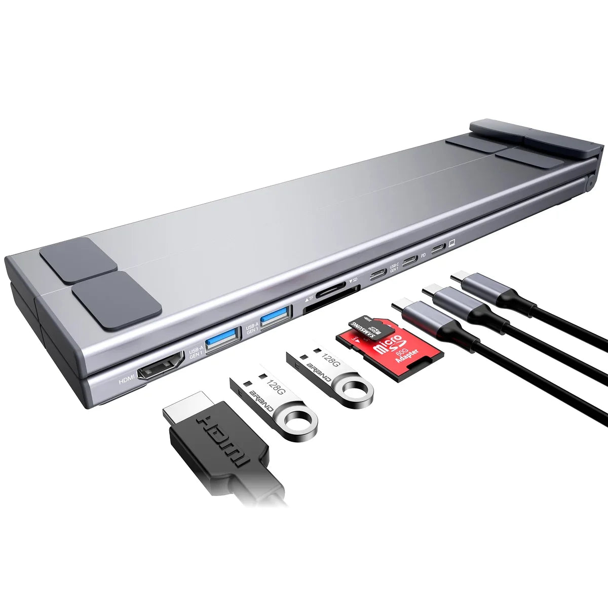 support ordinateur portable avec station d'accueil